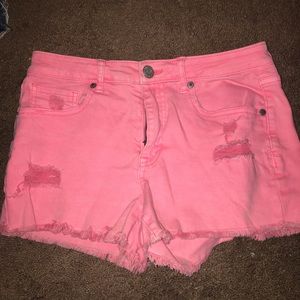 Aeropostale ripped jean shorts